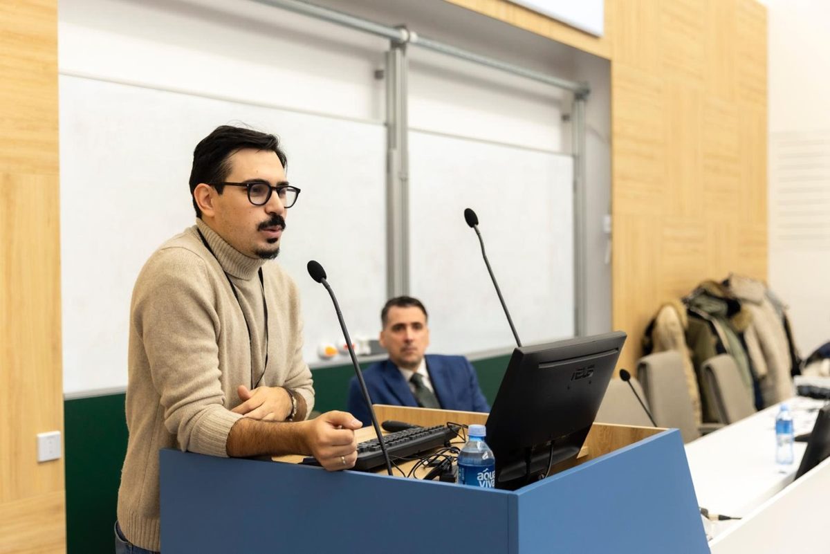 Danilo Jovičić za govornicom
